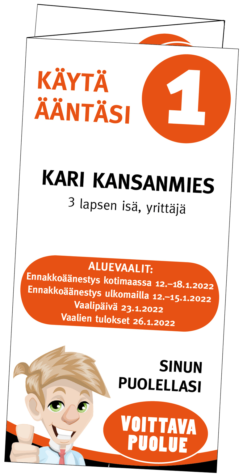 Esite 6-sivuinen haitaritaitto - Hinta 500kpl - Image 2