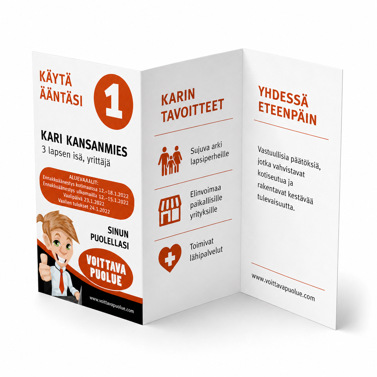 Esite 6-sivuinen haitaritaitto - Hinta 500kpl